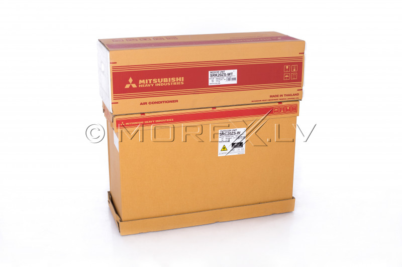 Oro kondicionierius (šilumos siurblys) Mitsubishi SRK-SRC20ZS-WT Premium (titanium) Nordic series