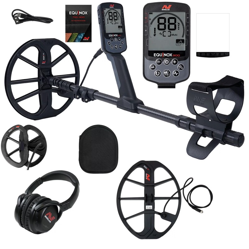 Metalo detektorius Minelab EQUINOX 900 + EQX 15" + EQX 06" + EQX 11" Smart DD