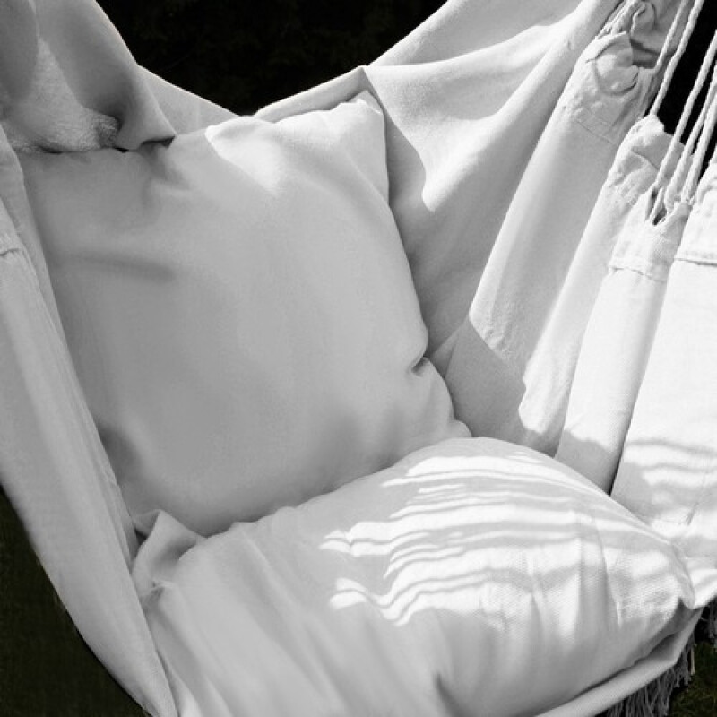 Hammock-garden swing 130x100 cm, grey