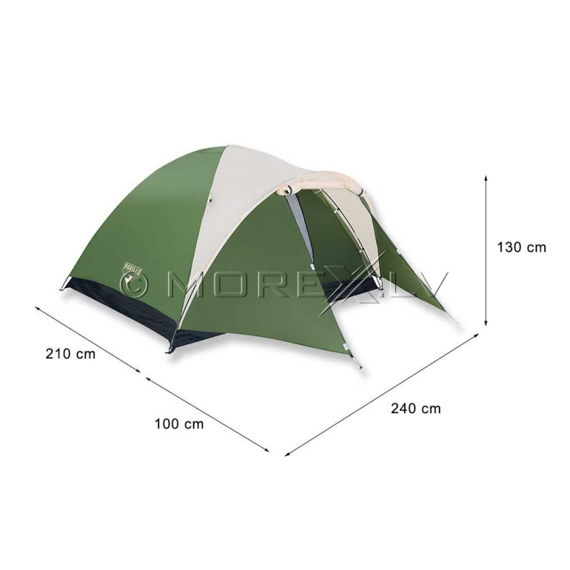 Туристическая палатка Bestway Montana X4, (1.0-2.10)x2.40x1.30 m
