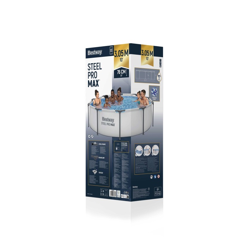 Karkasinis baseinas Bestway 56408 Steel Pro Max Set 305x76 cm