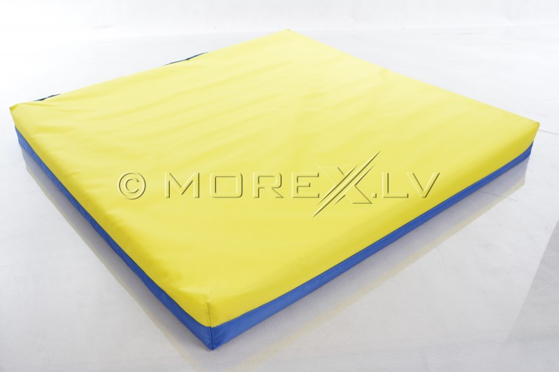 Safety mat blue-yellow 80x80 cm